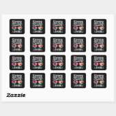 Zuster Curising 2026 Vierkante Sticker (Vel)