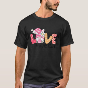 Zuster Cute Gnome Bunny Love Easter Day Christians T-shirt
