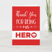 Zuster Dank u, dokter Hero Kaart (Voorkant)