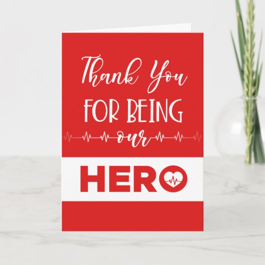 Zuster Dank u, dokter Hero Kaart (Voorkant)
