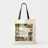 Zuster Definition Modern Cool Photo Collage Tote Bag (Voorkant)