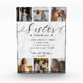 Zuster Dictionary Definition Photo Collage Marble Fotoblokken (Voorkant)