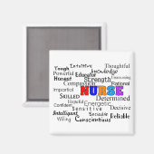 Zuster die woorden beschrijven Gifts Magneet (Voorkant / Achterkant)