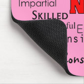 Zuster die woorden beschrijven Gifts Muismat (Hoek)