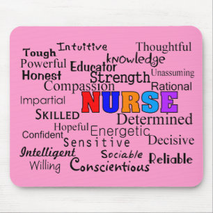 Zuster die woorden beschrijven Gifts Muismat