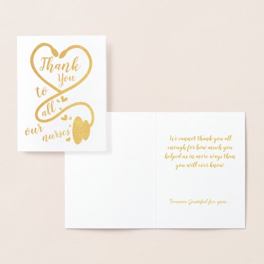 Zuster Doctor Gezondheidszorg Medewerker Dank u we Folie Kaarten (Display)