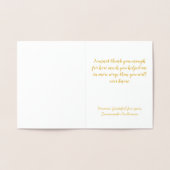 Zuster Doctor Gezondheidszorg Medewerker Dank u we Folie Kaarten (Binnen)