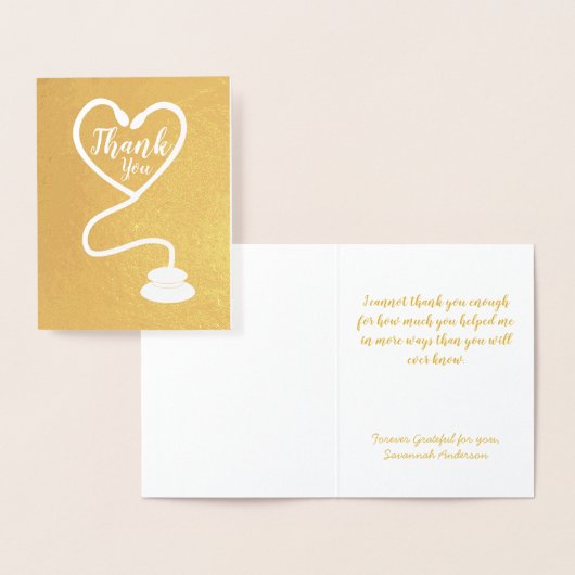 Zuster Doctor Gezondheidszorg Medewerker Dank u we Folie Kaarten (Display)