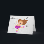 "ZUSTER" DOET DE GELUKKIGE DANS VOOR JE VERJAARDAG KAART<br><div class="desc">DEZE KLEINE DANSENDE GAL CARTOON IS GEWELDIG VOOR "JE ZUS" OP HAAR SPECIALE DAG ZEKER!</div>