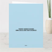 ZUSTER DONALD TRUMP VERJAARDAG WENSKAART KAART (Achterkant)