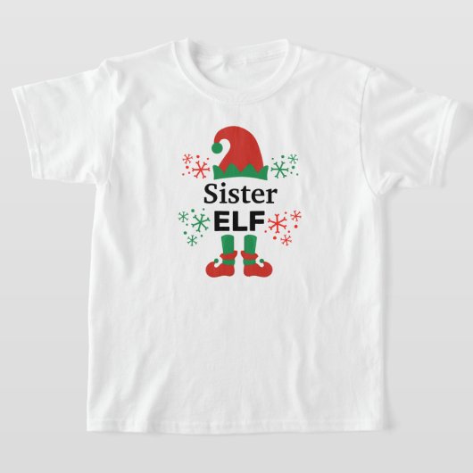 Zuster Elf Meisjes' Wit T-shirt (Laagn)
