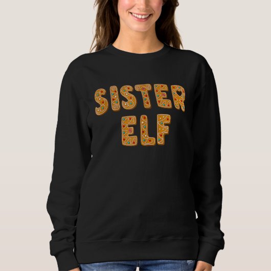 Zuster Elf (SIS) Group Matching Family Kerstt Trui (Voorkant)