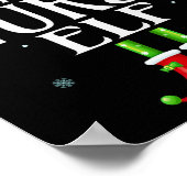 Zuster Elf Xmas Funny Family Matking Kerstmis Paj Poster (Hoek)