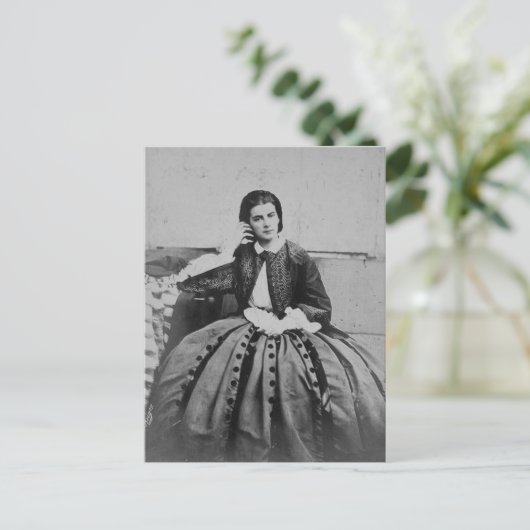 Zuster Elisabeth, Sissi, hertogin Marie in Beieren Briefkaart (Staand voorkant)