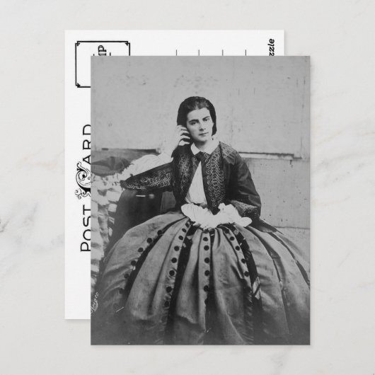 Zuster Elisabeth, Sissi, hertogin Marie in Beieren Briefkaart (Voorkant / Achterkant)