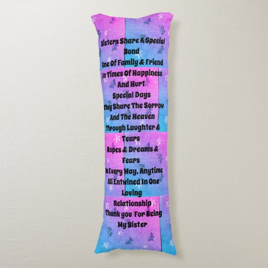 Zuster Embellijns Lichaamskussen (Voorkant Verticaal)