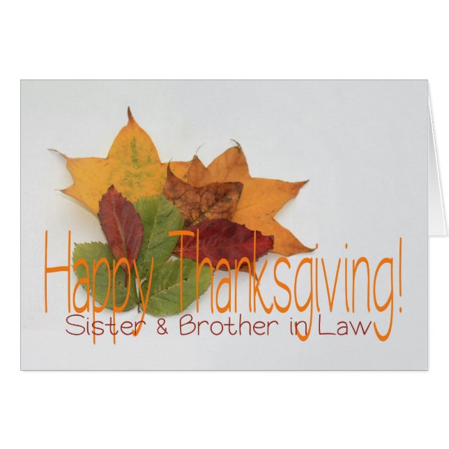 zuster en broer in de legale Thanksgiving (Voorkant Horizontaal)