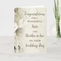 Zuster en broer in Law Day Gefeliciteerd