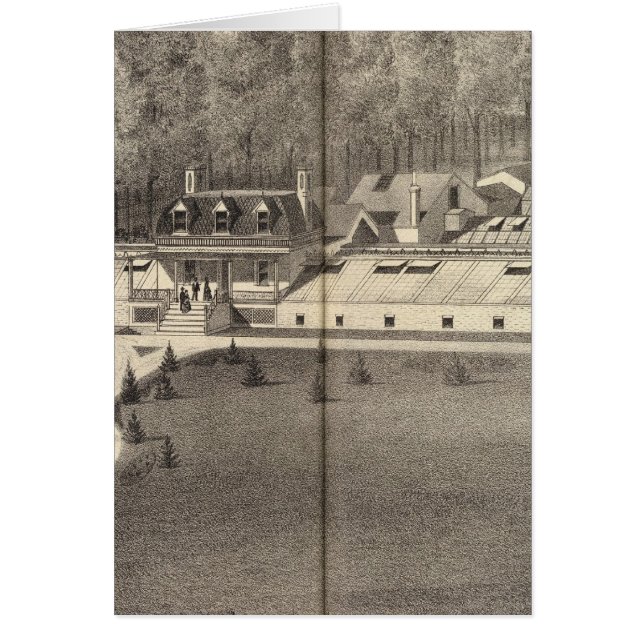 Zuster- en groene huizen van A Hance & Son (Voorkant)