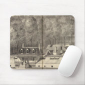 Zuster- en groene huizen van A Hance & Son Muismat (Met muis)