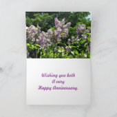 Zuster en Husbands Jubileum Kaart (Binnen)