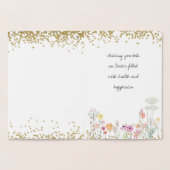 Zuster en schoonbroer-in-the-law Pasen-FOLIE Folie Kaarten (Binnen)