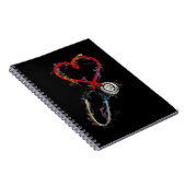 Zuster Est 2023 RN Verpleegschool Afstuderen Water Notitieboek (Rechterzijde)