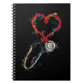 Zuster Est 2023 RN Verpleegschool Afstuderen Water Notitieboek (Voorkant)