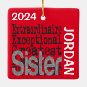 Zuster Extraordinaire CUSTOM Keramisch Ornament