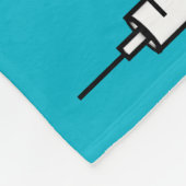 Zuster Fleece Blanket Blue #6 Deken (Hoek)