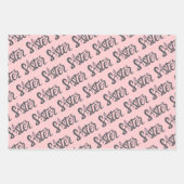 Zuster Floral Wrapping Paper Flat Sheet Set 3 (Voorkant 3)
