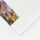 Zuster Foto Collage Typografie Keepslag Fleece Deken (Hoek)