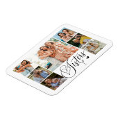 Zuster Foto Collage Typografie Keepslag Magneet (Linkerzijde)