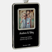 Zuster foto ingelijst Ornament (Rechts)