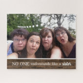 Zuster Foto niemand begrijpt dat zuster Wood Legpuzzel (Horizontaal)