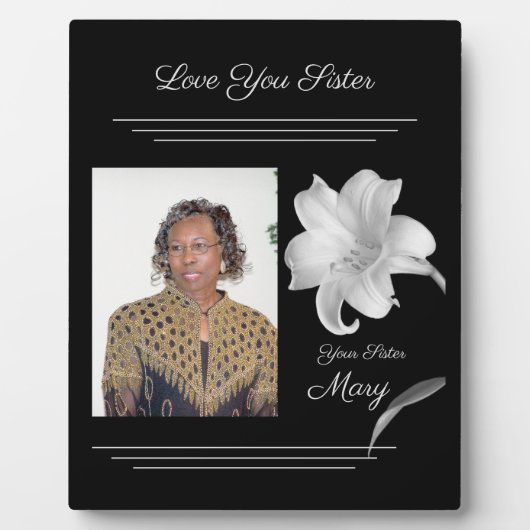 zuster fotoplaat (Voorkant)