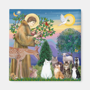 Zuster Frances Blessing 5 katten Magneet