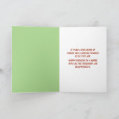 zuster Funny Birthday-kaart Kaart (Binnen)