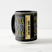 Zuster Funny Personalized Remoe, Mok bij pensioner (Voorkant links)