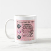 zuster gedicht - 50e verjaardagsontwerp koffiemok (Links)