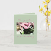 Zuster - Geluk Kaart (Gele Bloem)