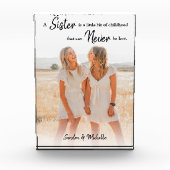zuster | Gepersonaliseerd fotocadeau Fotoblokken (Voorkant)