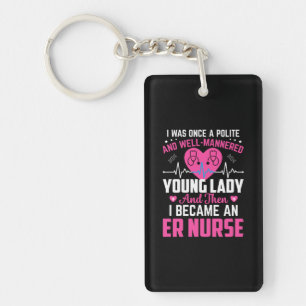 Zuster Gift dat ik ooit de mooie zuster was Sleutelhanger