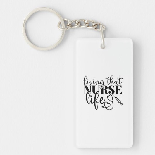 Zuster Gift die het leven van de verpleegster leid Sleutelhanger (Voorkant)