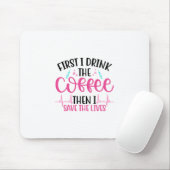 Zuster Gift eerst Drink ik de koffie Muismat (Met muis)