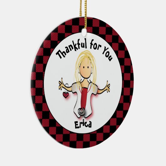 Zuster Gift - Funny Gift for Nurse Keramisch Ornament (Rechts)