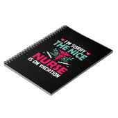 Zuster Gift Het spijt me de mooie zuster Notitieboek (Linkerzijde)