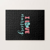 Zuster Gift I Love Nursing Legpuzzel (Horizontaal)