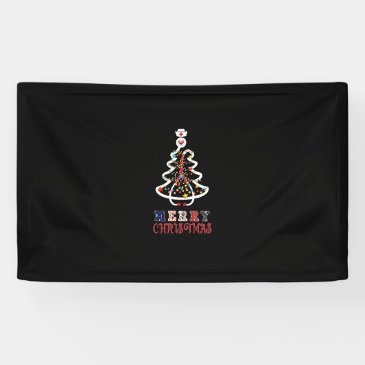 Zuster Gift Mery Kerstmis Spandoek (Horizontaal)
