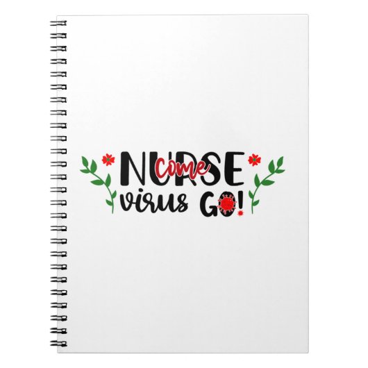 Zuster Gift Nurse Kompen Virus Go Notitieboek (Voorkant)